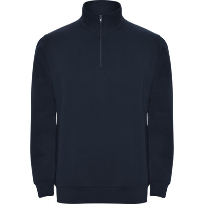 Roly Aneto men's sweatshirt in navy blue, ready for logo printing or embroidery