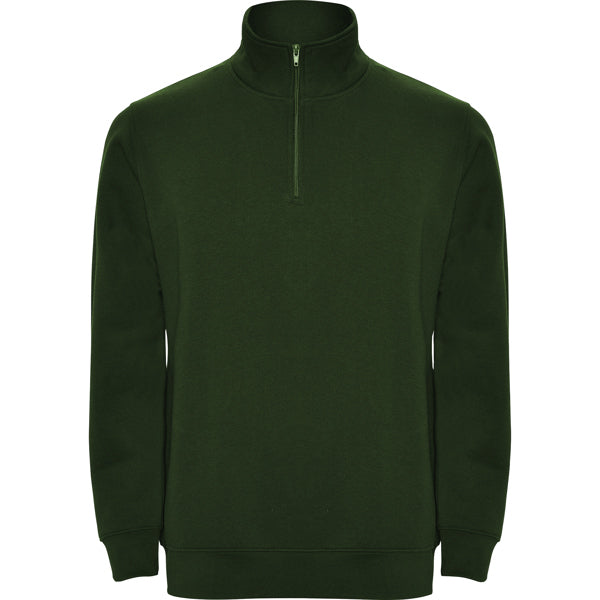 Roly Aneto men's sweatshirt in bottle green, ready for logo printing or embroidery