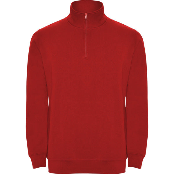 Roly Aneto men's sweatshirt in red, ready for logo printing or embroidery