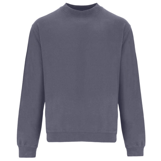 Roly Teleno unisex sweatshirt in lead, ready for logo printing or embroidery