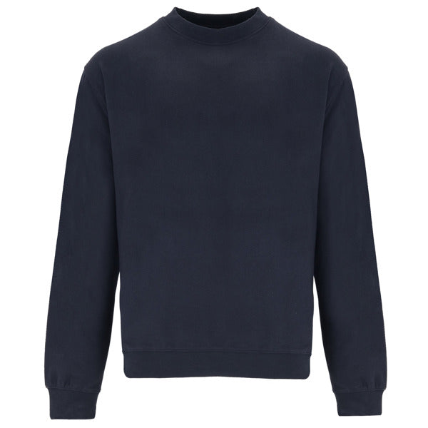 Roly Teleno unisex sweatshirt in navy blue, ready for logo printing or embroidery
