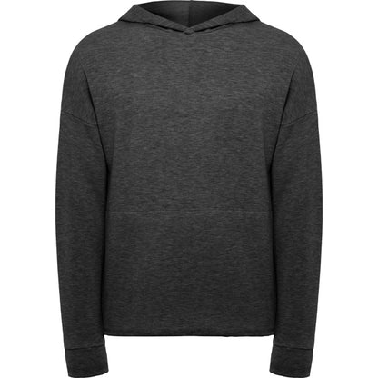 Roly Manaslu unisex hoodie in heather black, ready for logo printing or embroidery