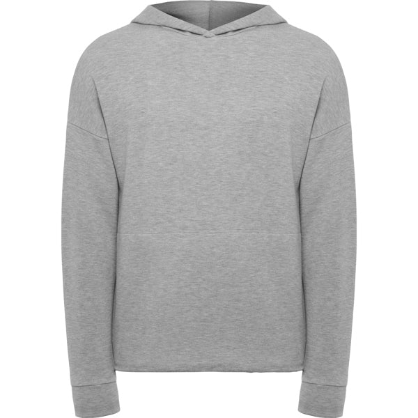 Roly Manaslu unisex hoodie in heather grey, ready for logo printing or embroidery