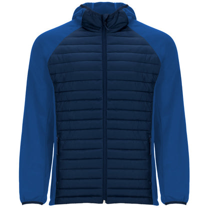 Roly Minsk men's jacket in navy blue/royal blue, ready for logo printing or embroidery