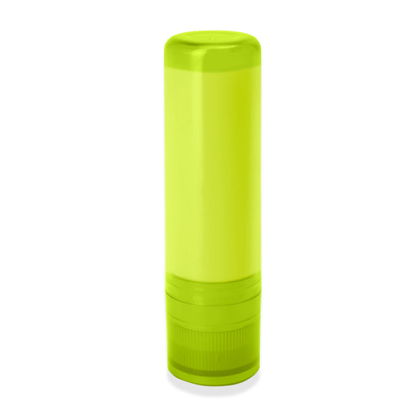 Stamina Lissen plastic lip balm in oasis green, ready for logo printing