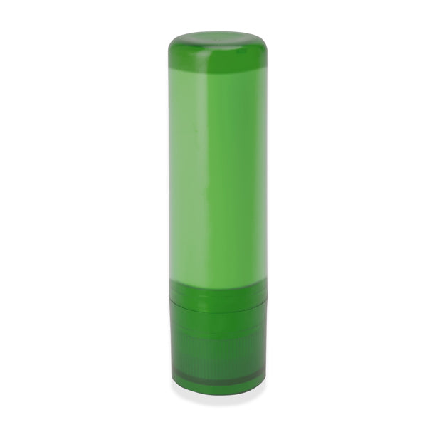 Stamina Lissen plastic lip balm in fern green, ready for logo printing