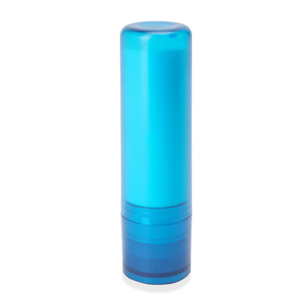 Stamina Lissen plastic lip balm in light royal, ready for logo printing