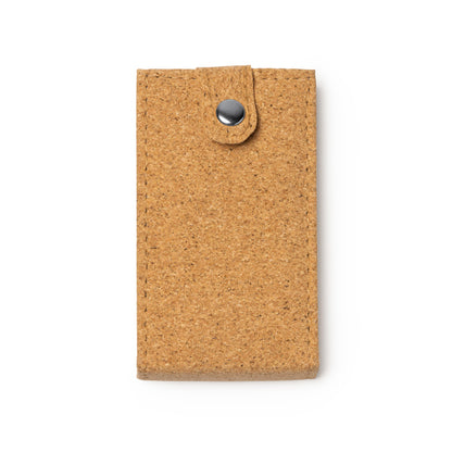 Stamina Podox manicure kit with cork case and snap fastener in beige, ready for laser engraving