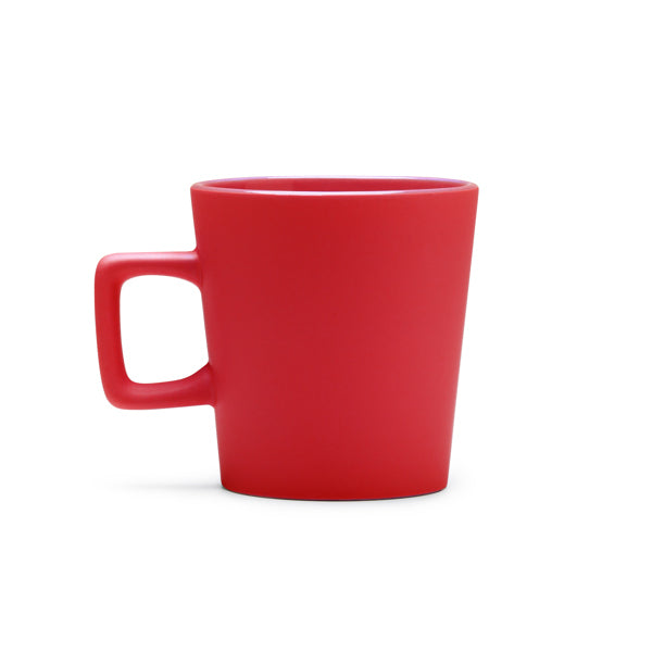 Stamina Galvan ceramic mug 300 ml in red, ready for logo printing