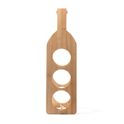 Stamina Alsac bamboo bottle in beige, ready for laser engraving