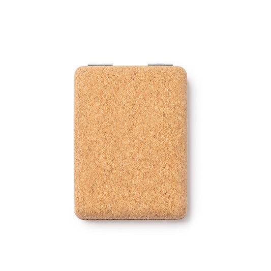 Stamina Santis cork mirror in beige, ready for logo printing