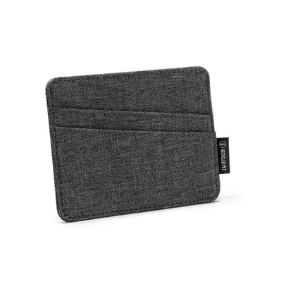 Stamina Timber RPET recycled polyester RFID card holder, ready for logo printing