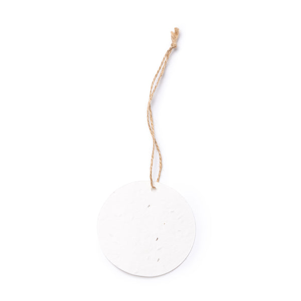Stamina Savik recycled paper Christmas decoration in ball, ready for logo printing