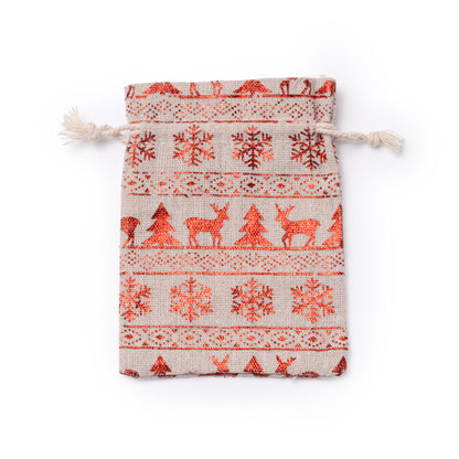 Stamina Simut cotton Christmas decoration in beige, ready for logo printing