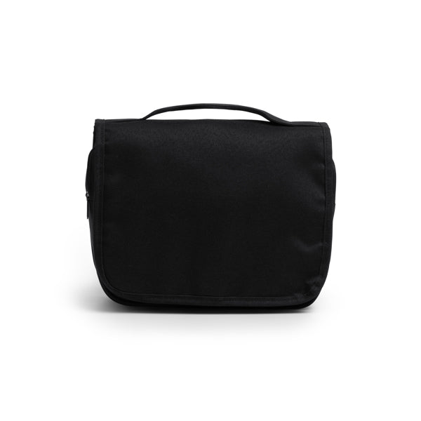 Stamina Yuri RPET toiletry bag in black, ready for logo printing