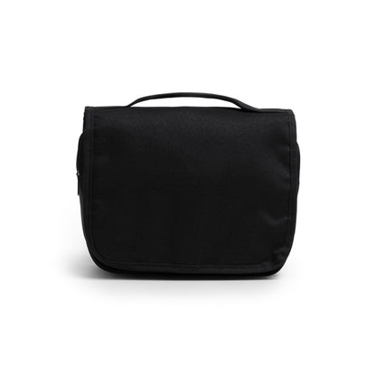 Stamina Yuri RPET toiletry bag in black, ready for logo printing
