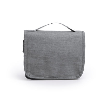 Stamina Yuri RPET toiletry bag in grey, ready for logo printing