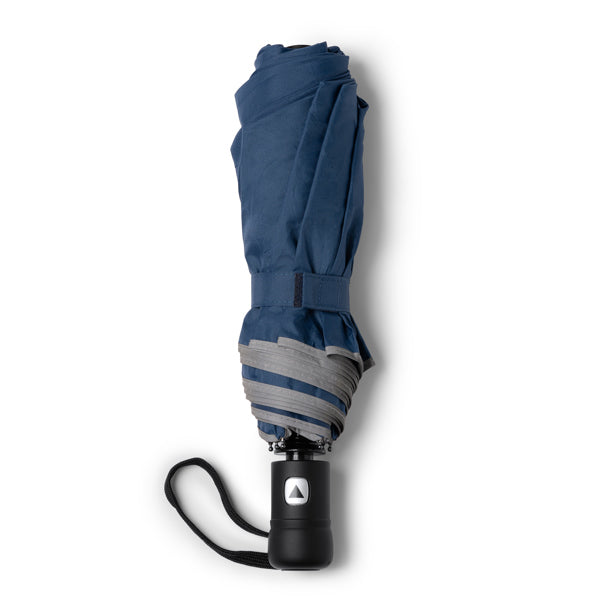 Stamina Nikol RPET umbrella in navy blue, ready for logo printing