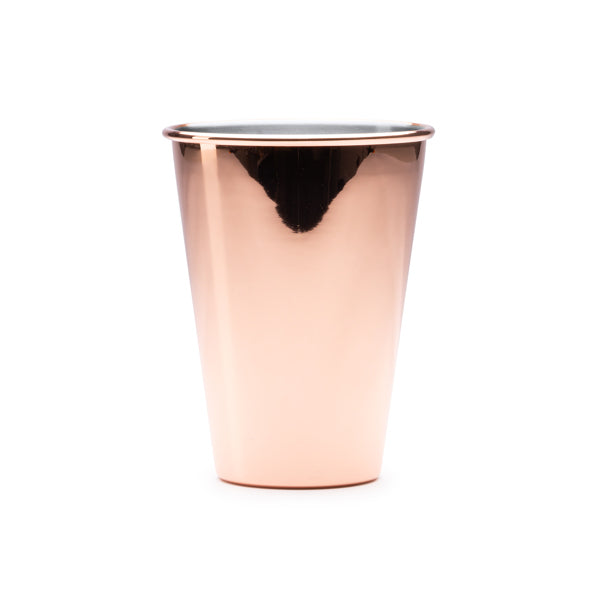 Stamina Fernet stainless steel cup 500 ml in copper, ready for laser engraving