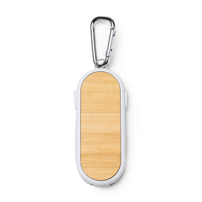 Stamina Dione bamboo and wheat fibre charger in white, ready for laser engraving