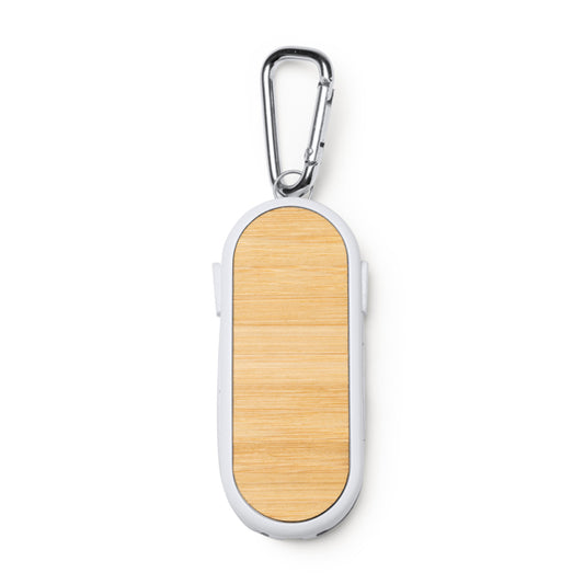 Stamina Dione bamboo and wheat fibre charger in white, ready for laser engraving