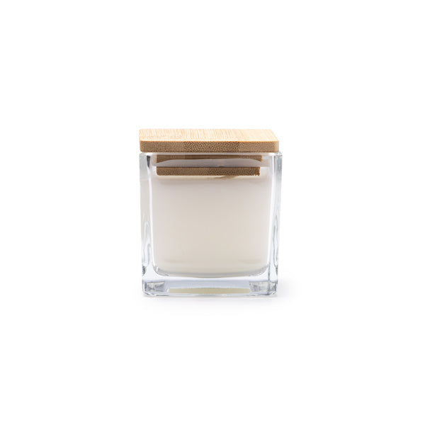 Stamina Rocix scented candle in white, ready for laser engraving