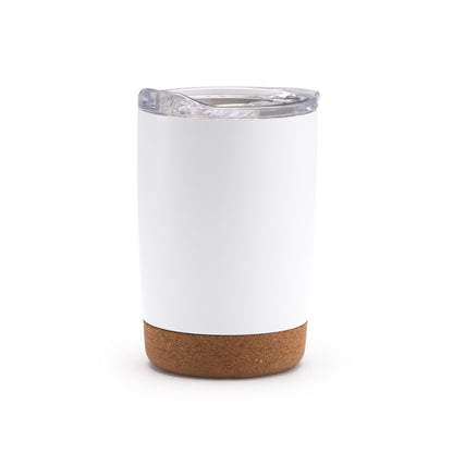 Stamina Kilvex recycled stainless steel cup 380 ml in white, ready for laser engraving