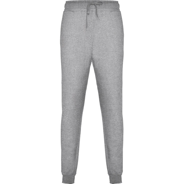 Roly Adelpho men's trousers in heather grey, ready for logo printing or embroidery
