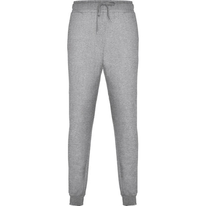 Roly Adelpho men's trousers in heather grey, ready for logo printing or embroidery