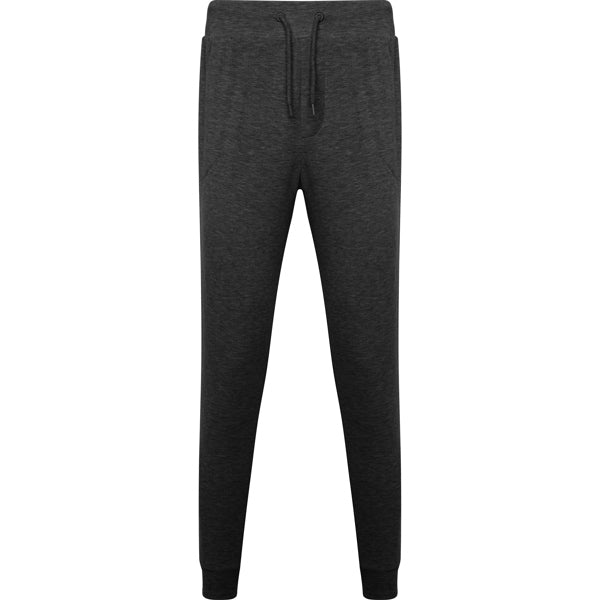 Roly Iria unisex trousers in heather black, ready for logo printing or embroidery
