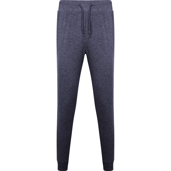 Roly Iria unisex trousers in heather denim, ready for logo printing or embroidery