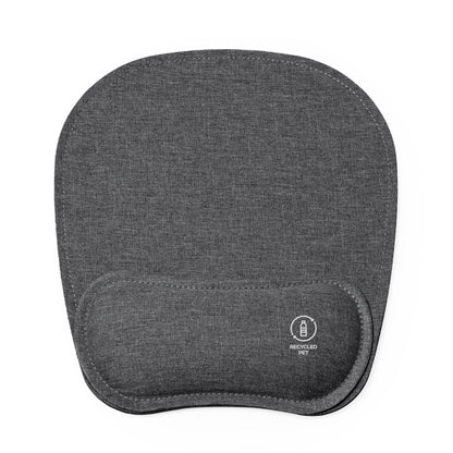 Stamina Drax RPET mouse pad in heather grey, ready for logo printing