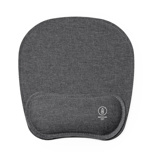 Stamina Drax RPET mouse pad in heather grey, ready for logo printing