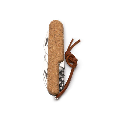 Stamina Roman stainless steel multi-tool in beige, ready for laser engraving