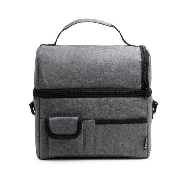 Stamina Kunes RPET cooler bag in heather grey, ready for logo printing