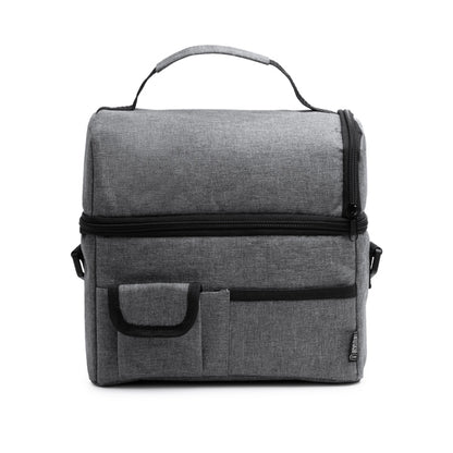 Stamina Kunes RPET cooler bag in heather grey, ready for logo printing