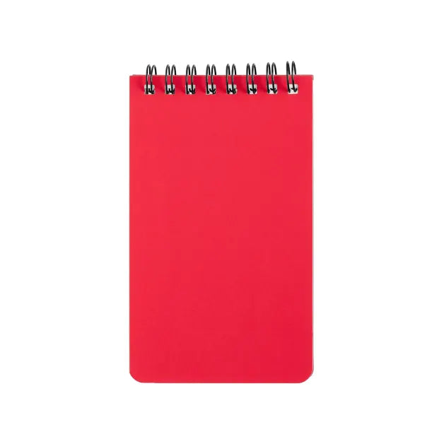 Atlas Essentials Stone Paper Spiral Notepad promotional notebook in red printed with your company logo