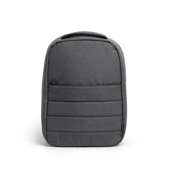 Stamina Norden RPET d anti-theft backpack in heather grey, ready for logo printing