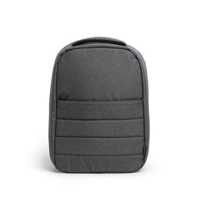 Stamina Norden RPET d anti-theft backpack in heather grey, ready for logo printing