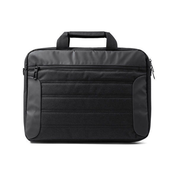 Stamina Tarbek PU leather document holder in black, ready for logo printing
