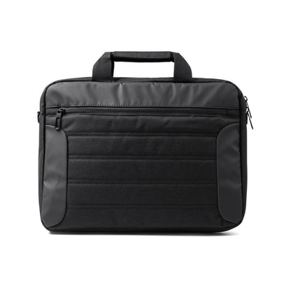 Stamina Tarbek PU leather document holder in black, ready for logo printing
