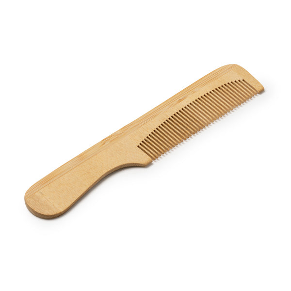 Stamina Rizo natural bamboo comb, ready for laser engraving