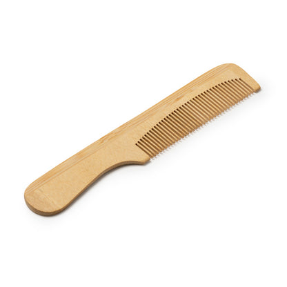 Stamina Rizo natural bamboo comb, ready for laser engraving