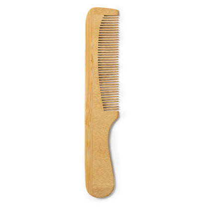 Stamina Rizo natural bamboo comb in bamboo, ready for laser engraving