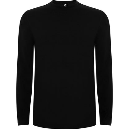 Roly Extreme men's long-sleeve T-shirt in black, ready for logo printing or embroidery