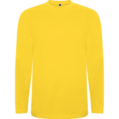 Roly Extreme men's long-sleeve T-shirt in yellow, ready for logo printing or embroidery