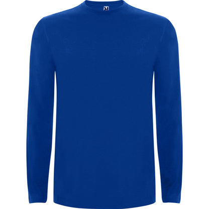 Roly Extreme men's long-sleeve T-shirt in royal blue, ready for logo printing or embroidery