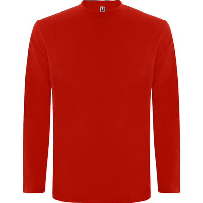 Roly Extreme men's long-sleeve T-shirt in red, ready for logo printing or embroidery