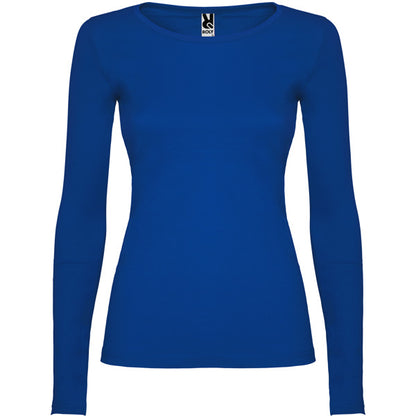 Roly Extreme Woman women's long-sleeve T-shirt in royal blue, ready for logo printing or embroidery