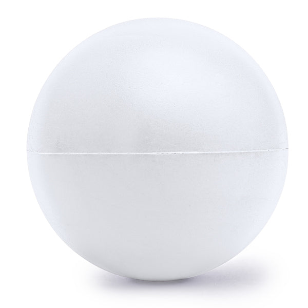 Stamina Seyku PU stress ball in white, ready for logo printing